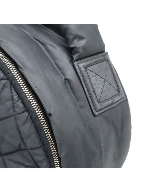 Chanel Cocococoon Backpack Rucksack Sac Daypack Quilted Nylon Leather Black main image 4